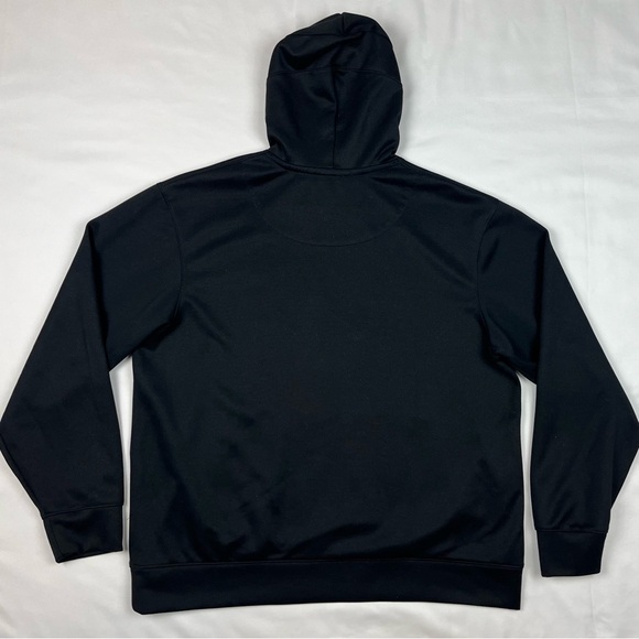 Nike Orlando Magic Mens NBA Hoodie Sweatshirt Sz Large Black Warm Up C2 - Picture 2 of 6